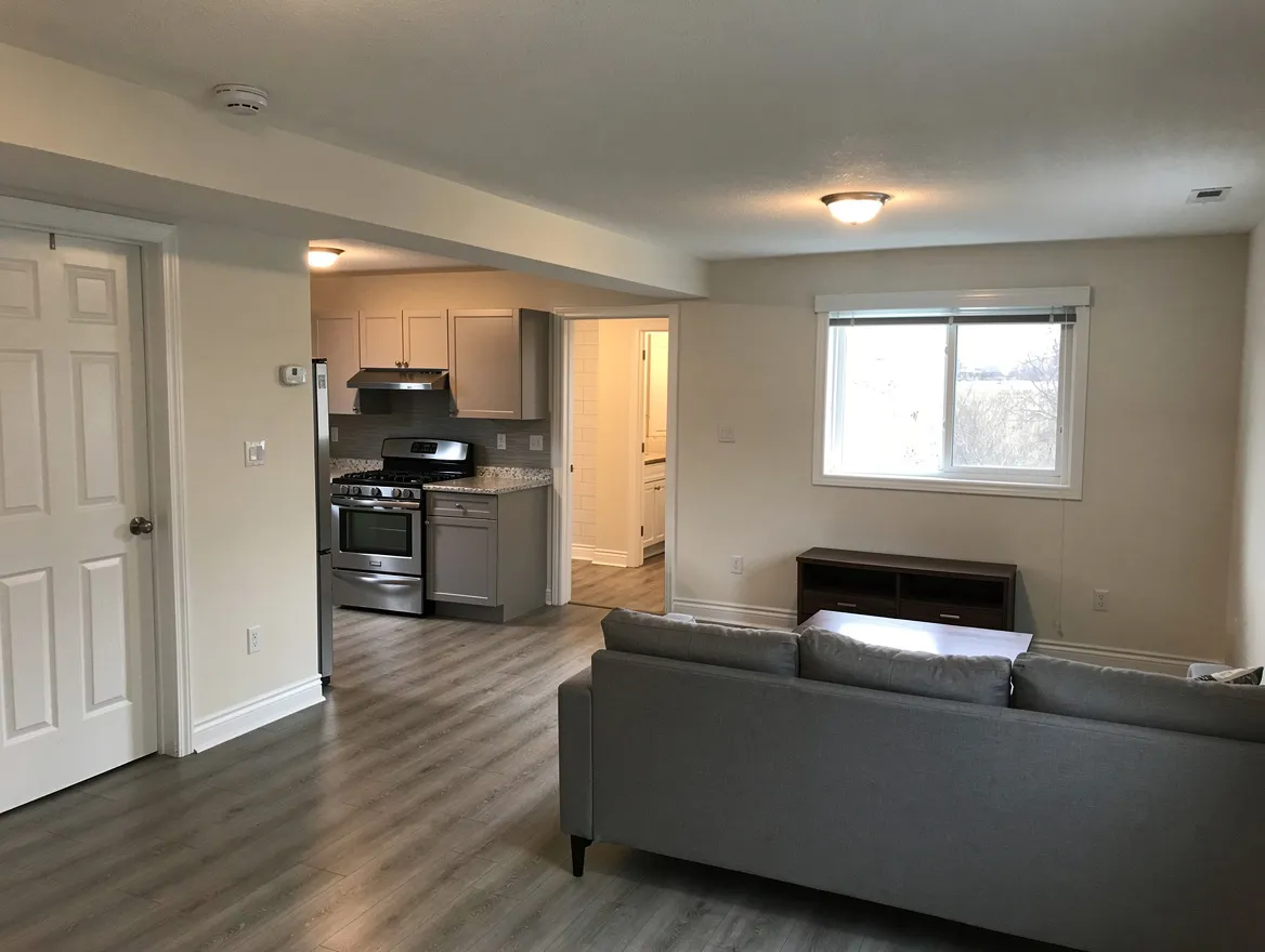 Legal Basement Suite — pre-rendered mockup