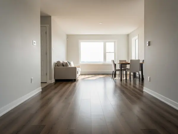 Luxury Vinyl Plank — Supplied & Installed — rendered mockup