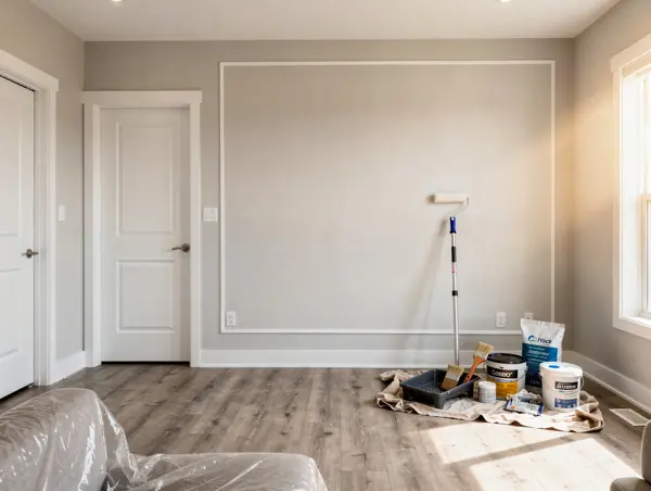 Main Floor Repaint — rendered mockup