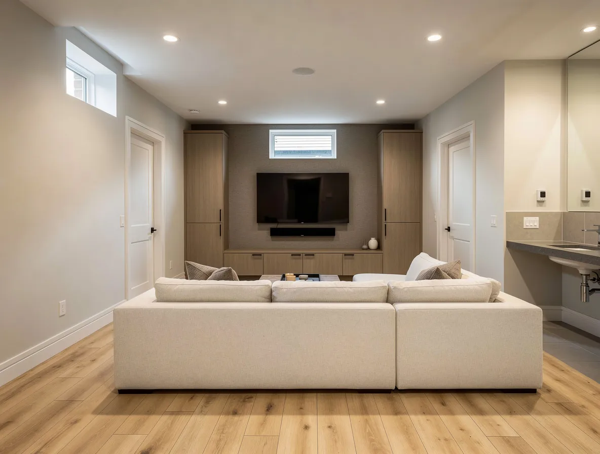 Finished basement