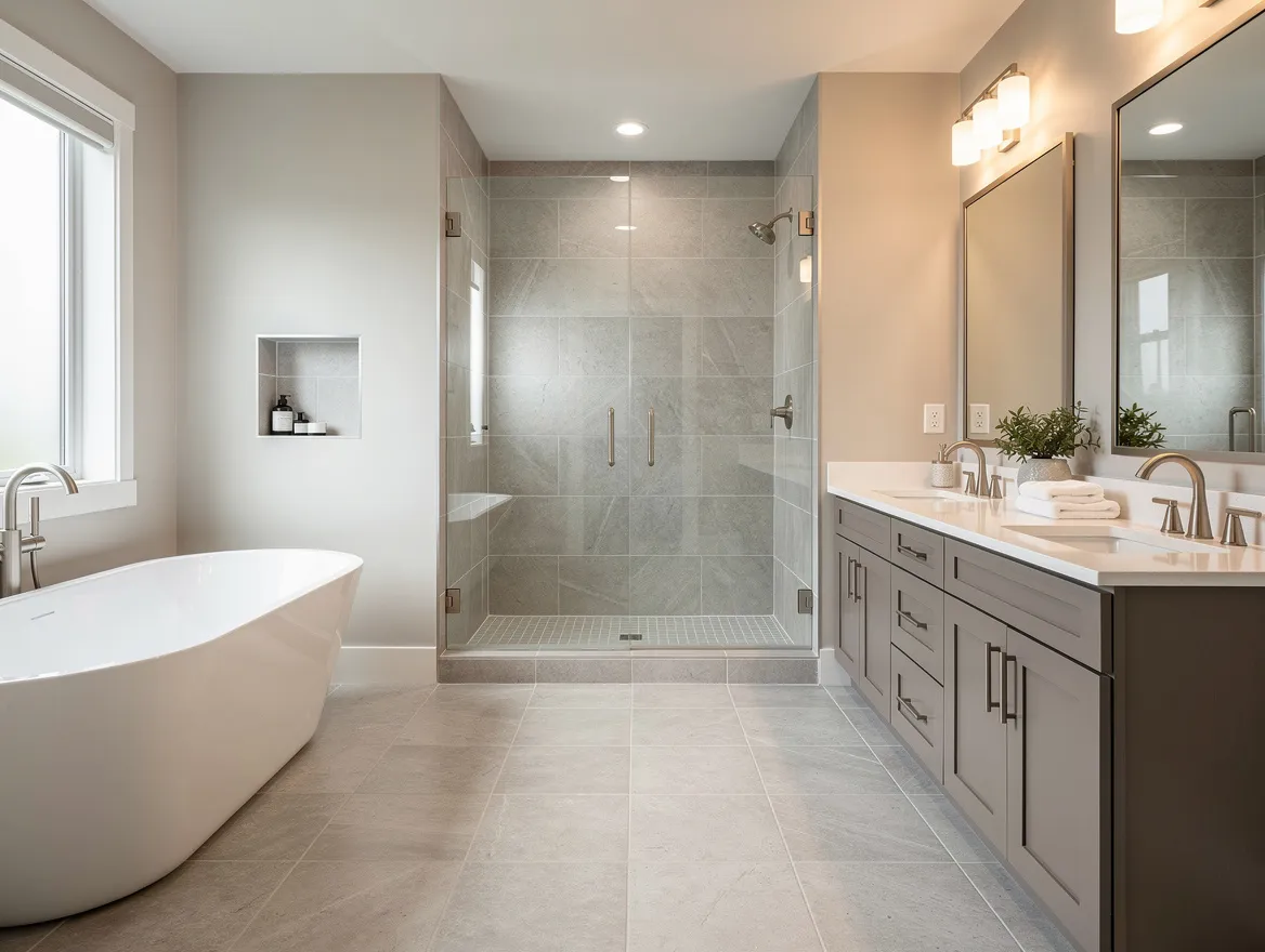 Spa Ensuite Renovation — pre-rendered mockup